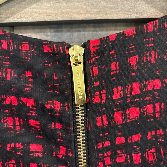 Michael Kors Black Red‎ Dress Size 6 - Picture 5 of 6